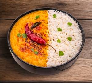 Yellow Dal With Rice