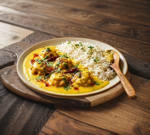 Home Made Kadhi Chawal Combo