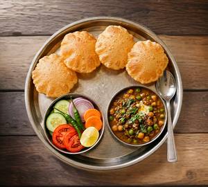Smile Chhole Poori Plate
