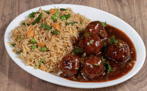 Manchurian & Fried Rice