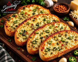 Cheese Chilli Garlic Bread {4 Slices]