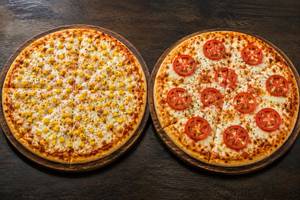 6 Inch Corn + 6 Inch Tomato Pizza