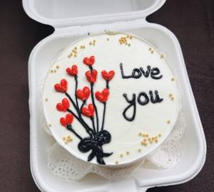 Love You Chocolate Truffle Bento Cake