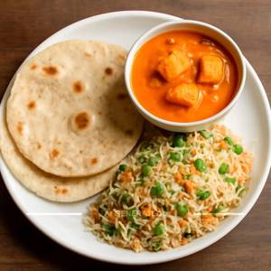 Chiily Panner + Veg Fried Rice
