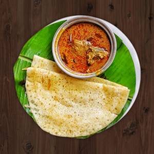 Plain Dosa 2Pcs+Home Made Chicken Curry Combo
