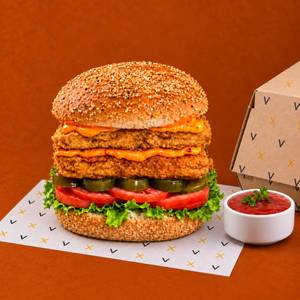 Spicy Chicken Double Patty Burger