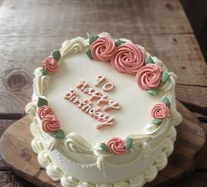 Flower Design Design Themes Rasmalai Cake
