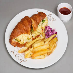 Non Veg Filled Croissant