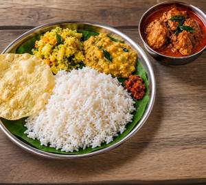 Meals + chicken curry