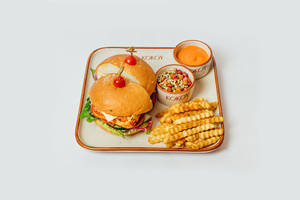Grilled Cottage Cheese Burger