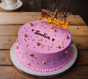 Happy Birthday Themes Chocolate Truffle Cake