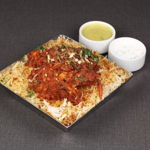 Kass Spl Fry Piece Half Chicken Biryani
