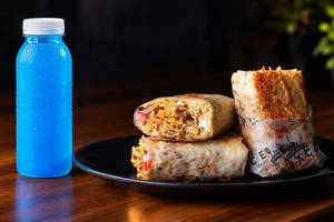Normal Rumali Shawarma + Blue Majic Mojito
