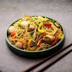Chilli Garlic Chicken Noodles