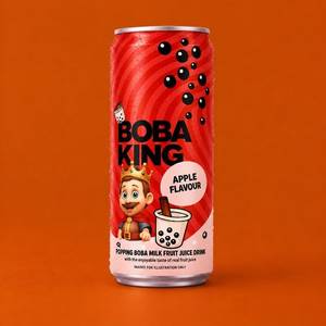 Boba King Apple Juice Can (320ml)