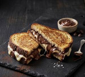 Cheese chocolate sandwich