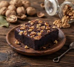 Walnut Chocolate Brownie Eggless (100G)
