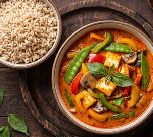 Red Thai Curry With Brown Rice