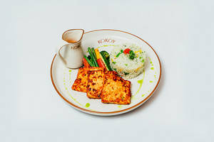 Piri Piri Paprika Cottage Cheese With Herb Rice