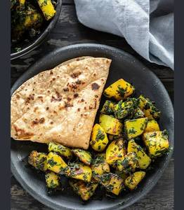4 Paratha With Jeera Aloo Dry