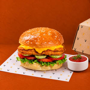 Chicken Cheese Burger