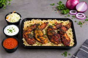 500ml Mandhi Rice + 4 Pcs Smoke N Honey Wings