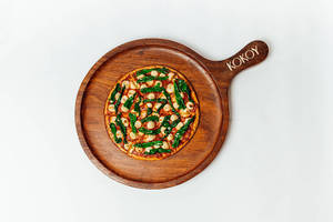 Roasted Garlic & Baby Spinach Pizza Vegan & Gluten Free