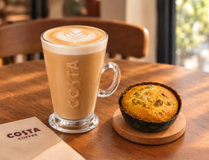Cafe Latte-regular & Date And Walnut Round Cake
