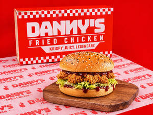 Krispy Smokey Bbq Chicken Burger