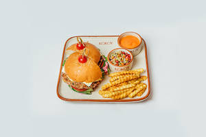 Smash Chicken Burger