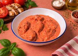 Fusion Pink Sauce Chicken Momos