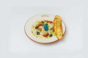 Veg Mushroom Alfredo Sauce Pasta