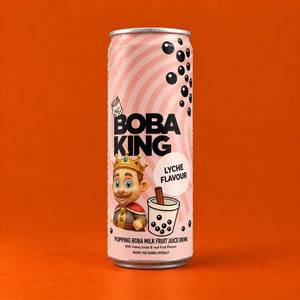Boba King Lychee Juice Can (320ml)