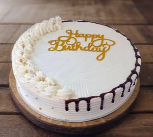 Happy Birthday Blueberries Design Cake