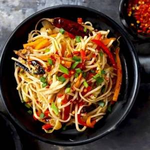 Chilli Garlic Egg Noodles
