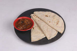 Rice Or Roti (3 Pcs) Or Paratha (2 Pcs) With Mutton Curry (3 Pcs)