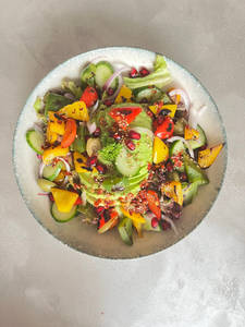 Avocado Citrus Salad (No Onion, No Garlic)