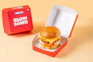 Cheesy Aloo Tikki Burger (100 Gm)