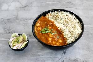 Punjabi Chole Rice Bowl