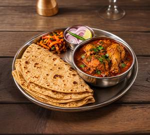 Chapathi (2Pcs) Chicken curry