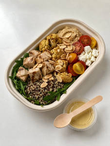 Mediterranean Chicken Quinoa Bowl