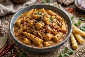Baby corn masala