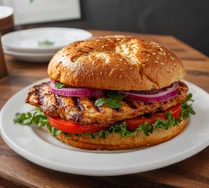 Chicken Tandoori Burst Burger