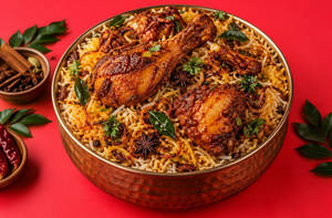 Chicken Ghee Roast Biryani [Small Bucket,2.2 Kg]