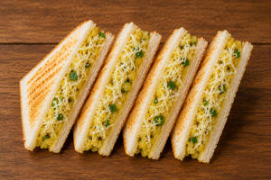 Grilled Potato Masala Cheesy Bliss Sandwich [2 Layer]