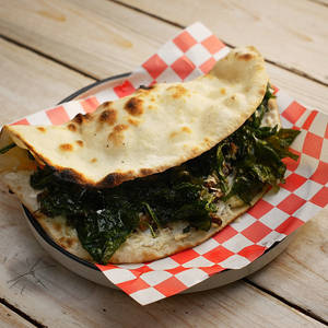 Mushroom Ragu & Crispy Spinach Panuzzo [n]