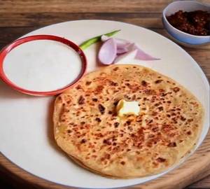 Aloo parantha meal