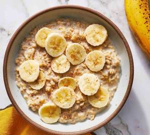 Porridge vegan banana