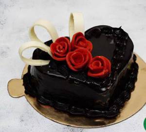Chocolate Truffle Heart sheep cake