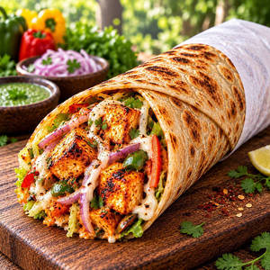Paneer Tikka Roll